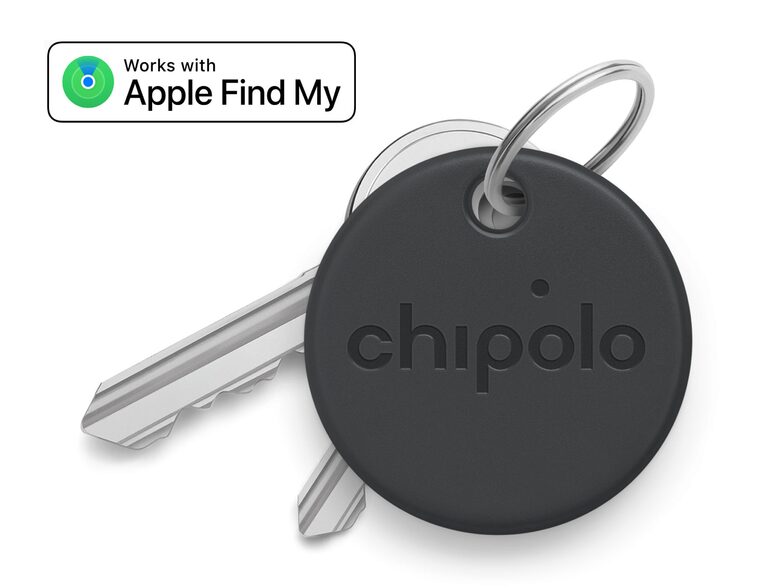 Chipolo ONE Spot, smarter Tracker, Apple Find My, schwarz