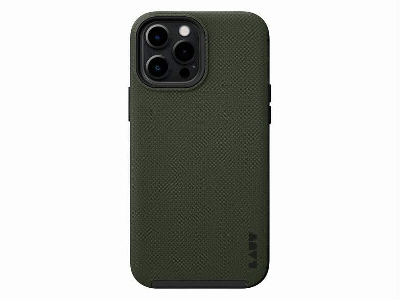 LAUT Shield, Schutzhülle für iPhone 14 Plus, olivgrün