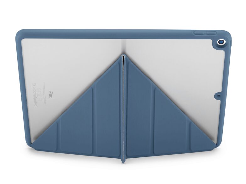 Pipetto Origami Case, Schutzhülle für iPad 10,2" (2019/20/21), blau