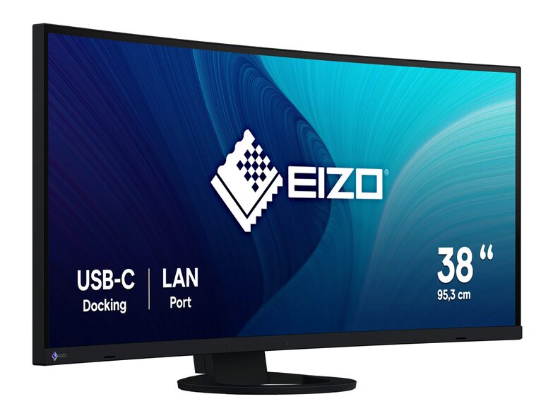 EIZO FlexScan EV3895-BK, 37,5" (95,3 cm) Curved-Ultrawide-Monitor, schwarz