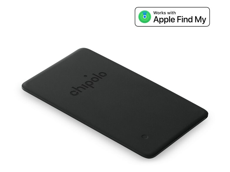 Chipolo CARD Spot, smarter Tracker, Apple Find My, schwarz