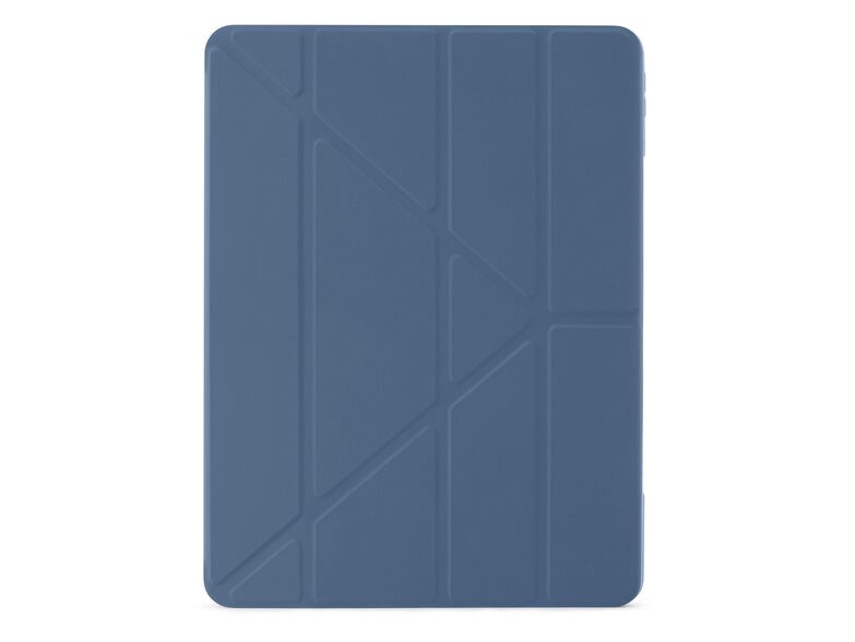 Pipetto Origami Case, Schutzhülle für iPad Pro 12,9" (2018/19/20/21), blau