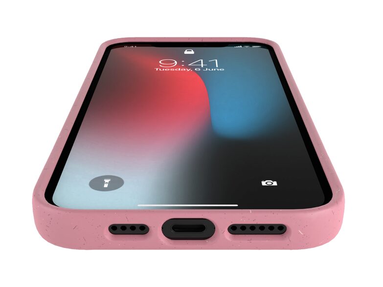 Woodcessories Bio Case, Schutzhülle für iPhone 12 Pro Max, Bio Kunststoff, pink