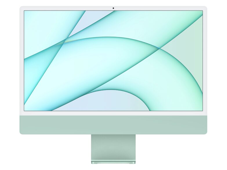 Apple iMac 24" (2021), M1 8-Core CPU, 8-Core GPU, 8 GB RAM, 256 GB SSD, grün