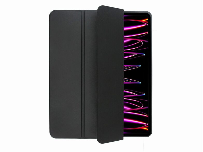 Networx Greenline Smartcase, Kunstleder-Schutzhülle für iPad Pro 12,9", schwarz