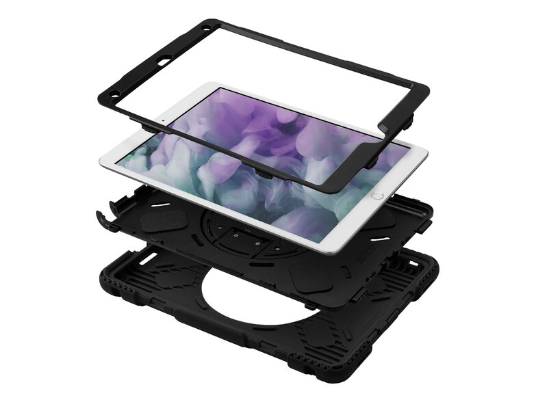 LAUT Shield Enduro, Schutzhülle für iPad 10,2" (2019–2021), schwarz