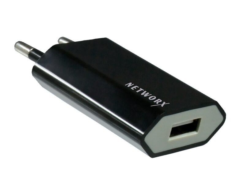 Networx USB Netzteil, für Smartphones/Tablets, 1.0 A, schwarz