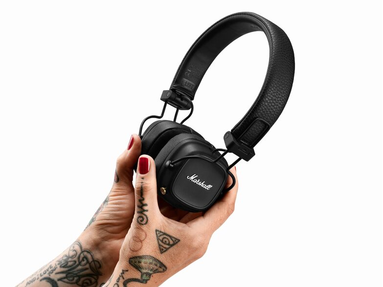 Bluetooth/Klinke, Händler On-Ear-Kopfhörer, online Marshall schwarz im Gravis - IV, | kaufen Shop Major Apple Autorisierter
